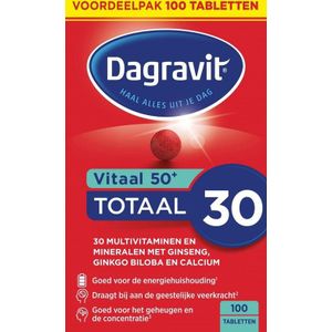 Dagravit Totaal 30 Vitaal 50+  100 tabletten