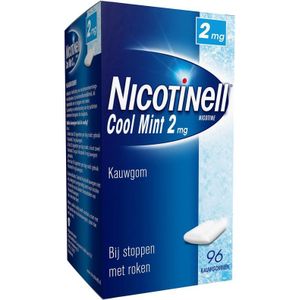 Nicotinell Kauwgom cool mint 2 mg  96 stuks