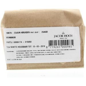Jacob Hooy Cajun kruiden  250 gram