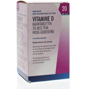 Teva Vitamine D 20 mcg 800IE  300 tabletten
