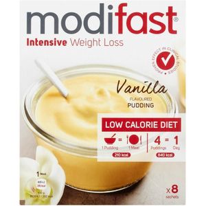 Modifast Intensive pudding vanilla 8 zakjes  440 gram