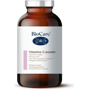 Biocare Vitamine C poeder + magnesium  250 Gram