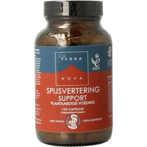 Terranova Spijsvertering support plantaardige voeding  100 Vegetarische capsules |