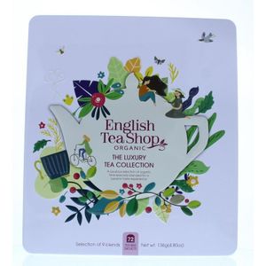 English Tea Shop Luxury tea collection gift tin bio  72 Stuks