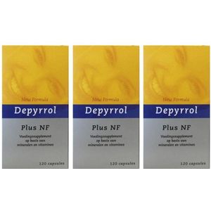 Depyrrol Plus NF Drie-pak  3x 120 Vegetarische capsules (= 360 capsules)