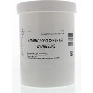 Fagron Cetomacrogol creme 20% vaseline  1 kilogram