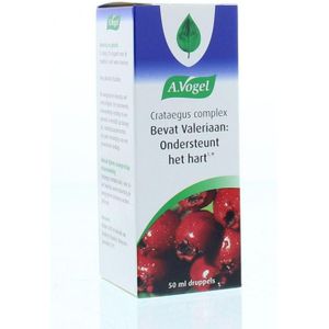 A. Vogel Crataegus + valeriaan druppels  50 Milliliter