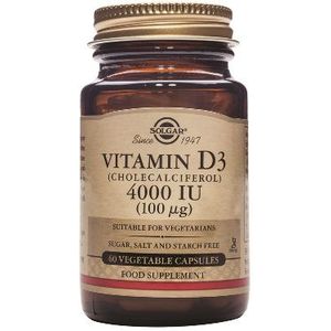 Solgar Vitamine D-3 4000 IU capsules  60