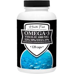 Health Food Omega-3 Visolie 1000mg EPA 50% DHA 25% 120 capsules
