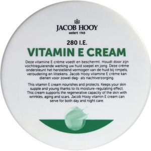 Jacob Hooy Vitamine E creme  140 Gram