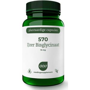 AOV 570 IJzer bisglycinaat 15mg  90 Vegetarische capsules