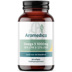 Aromedica Omega 3 18% EPA 12% DHA 1000mg  60 Softgels