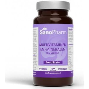 Sanopharm Multivitaminen/mineralen foodstate  90 tabletten