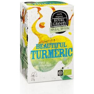 Royal Green Beautiful turmeric bio  16 zakjes