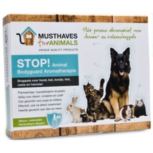 Musthaves Stop animal bodyguard aromatherapie 8 ml  4 stuks