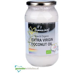 It&#039;s Amazing Kokosolie extra virgin in glas bio  1 liter