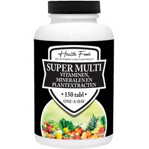 Health Food Super Multi Multivitaminen & Mineralen inéén  150 tabletten