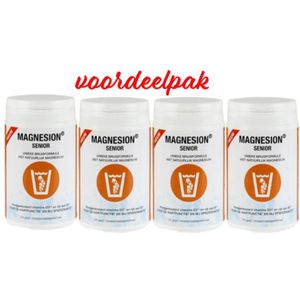 Magnesion Senior Magnesiumpoeder Vierpak  (4x 125 gram)