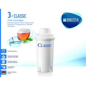 BRITA filterpatronen Classic - Waterfilterpatronen - 3-Pack