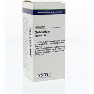 VSM Chelidonium majus D6  200 tabletten