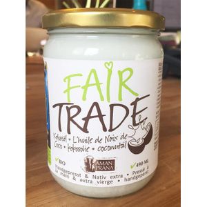 Aman Prana Kokosolie fair trade bio  490 Milliliter
