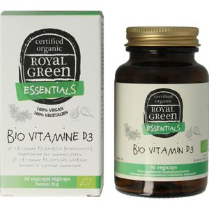 Royal Green vitamine d3 bio  60 Vegetarische capsules