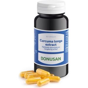 Bonusan Curcuma longa extract  60 Vegetarische capsules