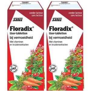 Salus Floradix 147 tabletten duo-pak aktiepak (dus 2x147 tabletten)