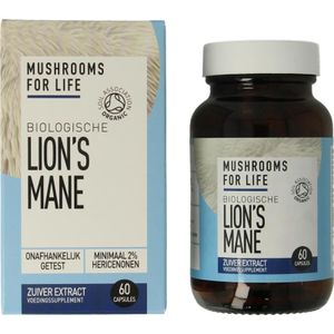 Mushrooms F Life Lion's mane bio  60 Capsules |