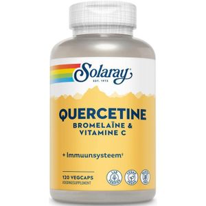 Solaray Quercetine bromelaine vitamine C  120 Vegetarische capsules