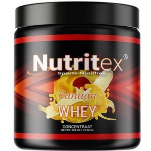 Nutritex whey proteine banaan  300 gram