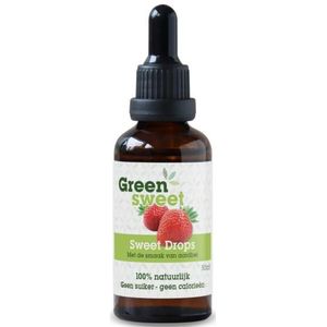 Green Sweet Vloeibaar stevia aardbei  50 Milliliter