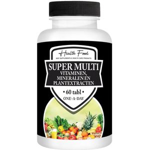 Health Food Super Multi Multivitaminen & Mineralen inéén  60 tabletten |