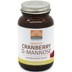 Mattisson Cranberry D-mannose met berendruif extract  90 tabletten