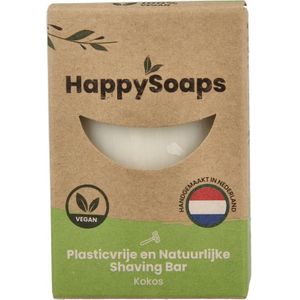 HappySoaps Shaving bar kokos  80 Gram