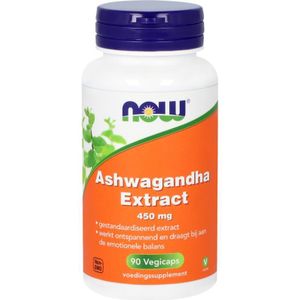 NOW Ashwagandha extract 450 mg  90 Vegetarische capsules