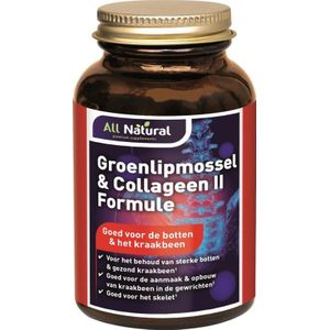 All Natural Groenlipmossel & collageen II formule  60 Tabletten