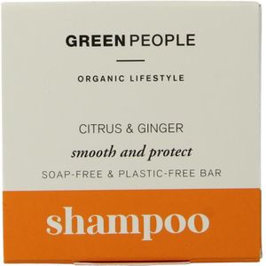 Green People shampoo bar citrus & ginger  50 Gram