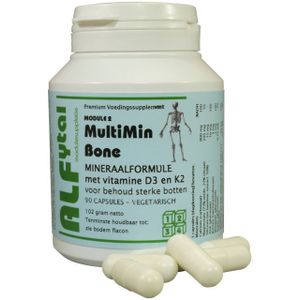Alfytal MultiMin bone botformule met vit. D3 en K2  90 Vegetarische capsules