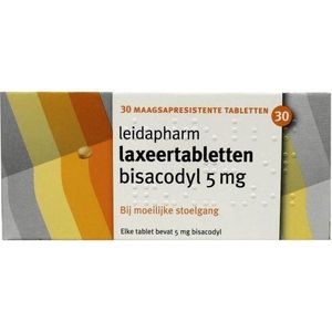 Leidapharm Bisacodyl laxeer 5mg  30 tabletten