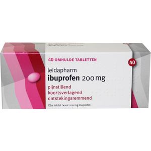 Leidapharm Ibuprofen 200mg  40 tabletten