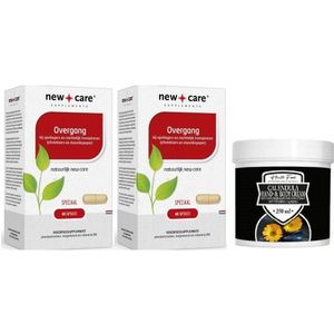 New Care Overgang Duo-pak 2x 60 capsules met gratis Health Food Hand- & Bodycreme 250ml