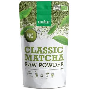 Purasana Matcha classic poeder vegan bio  75 Gram