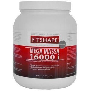 Fitshape Mega 16000 I banaan  2500 gram