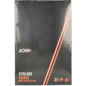 Born Xtra bar orange dark chocolate box 15 x 50 gram  750 Gram