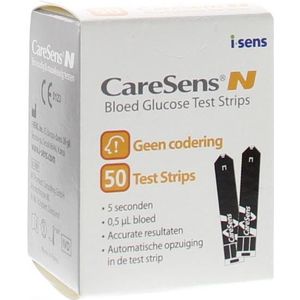 Caresens N glucose teststrips 50 stuks