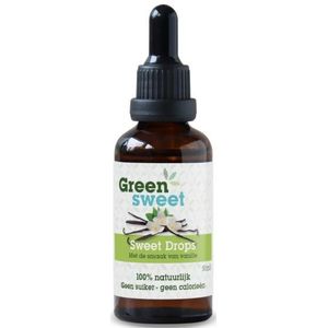 Green Sweet Vloeibare stevia vanille  50 Milliliter