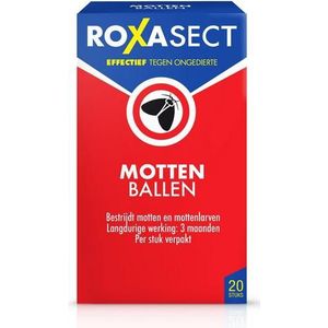 Roxasect Mottenballen  20 stuks