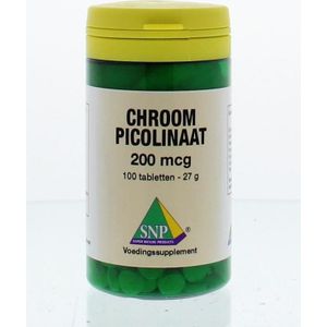 SNP Chroom picolinaat 200 mcg 100 tabletten
