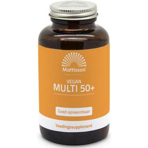 Mattisson Multi 50+ vegan - goed opneembaar  60 Vegetarische capsules